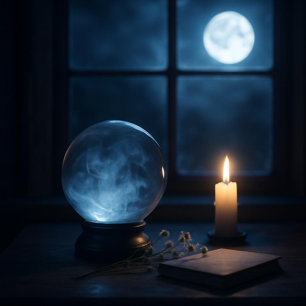 Sous la pleine lune de juin: la boule de cristal parle