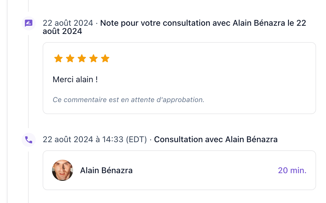 Meilleur suivi des consommations et historique